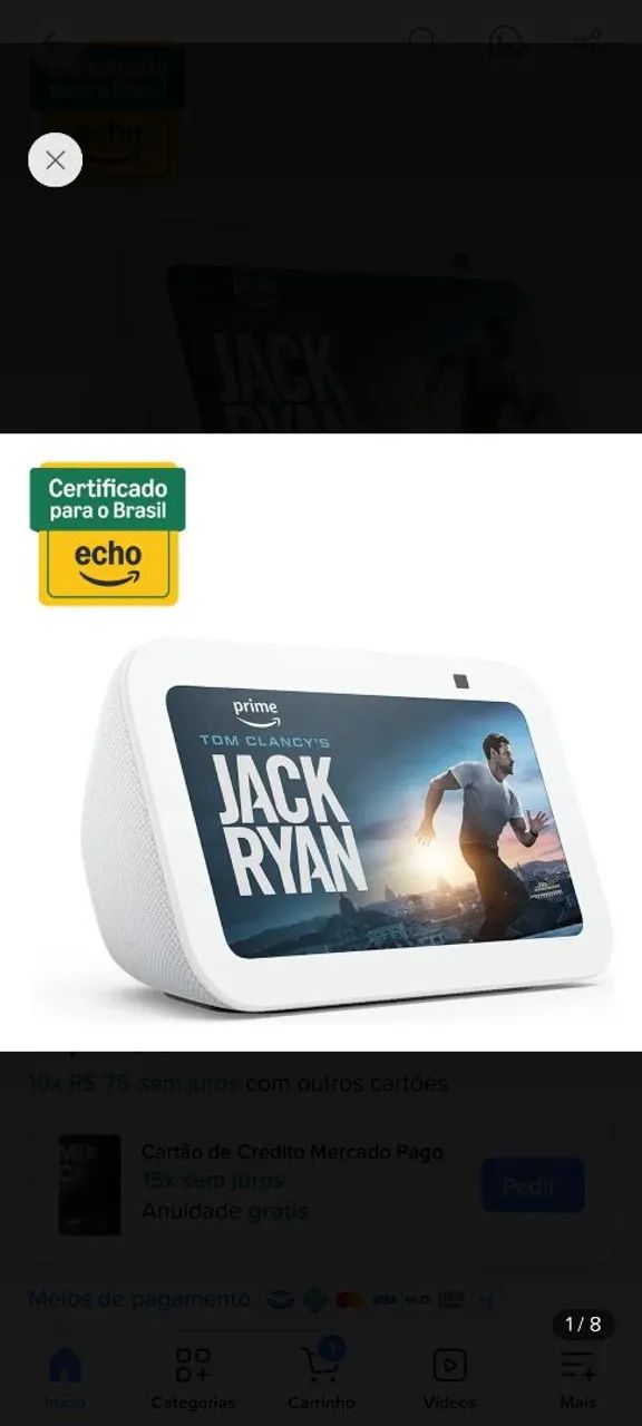 ALEXA AMAZON ECHO SHOW DOT 5 ORIGINAL 