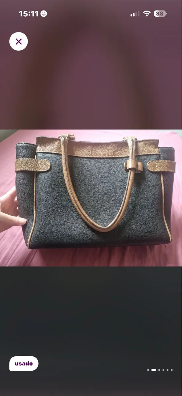 Bolsa de couro Feminina Smartbag - Foto 2