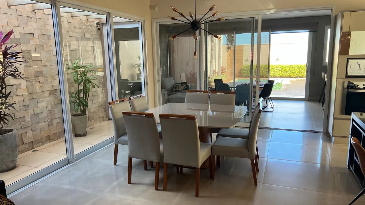 Conjunto de mesa jantar com 8 cadeiras Rafana - Foto 4