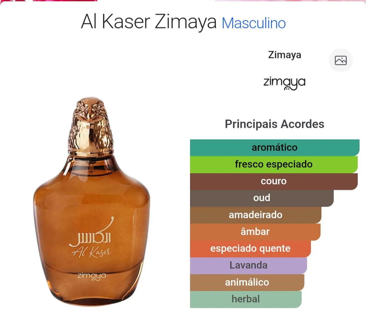 Perfume árabe Al Kaser de Zimaya  - Foto 3