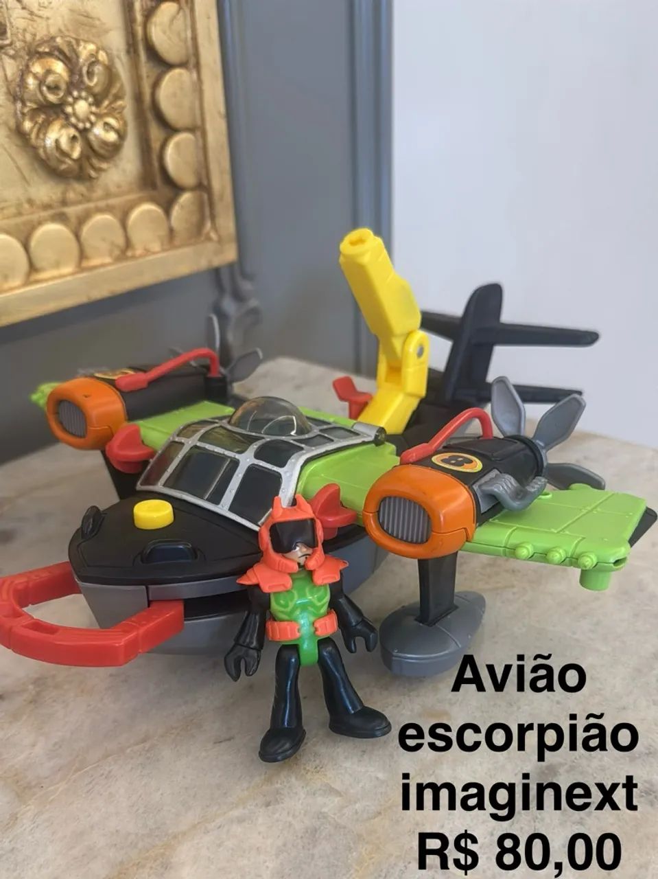 Avião escorpião imaginext