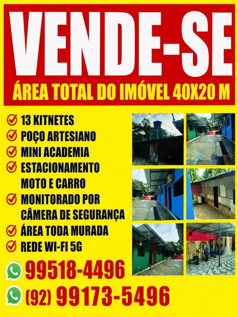 VENDO RESIDENCIAL COM 13 KITINETES - Foto 2