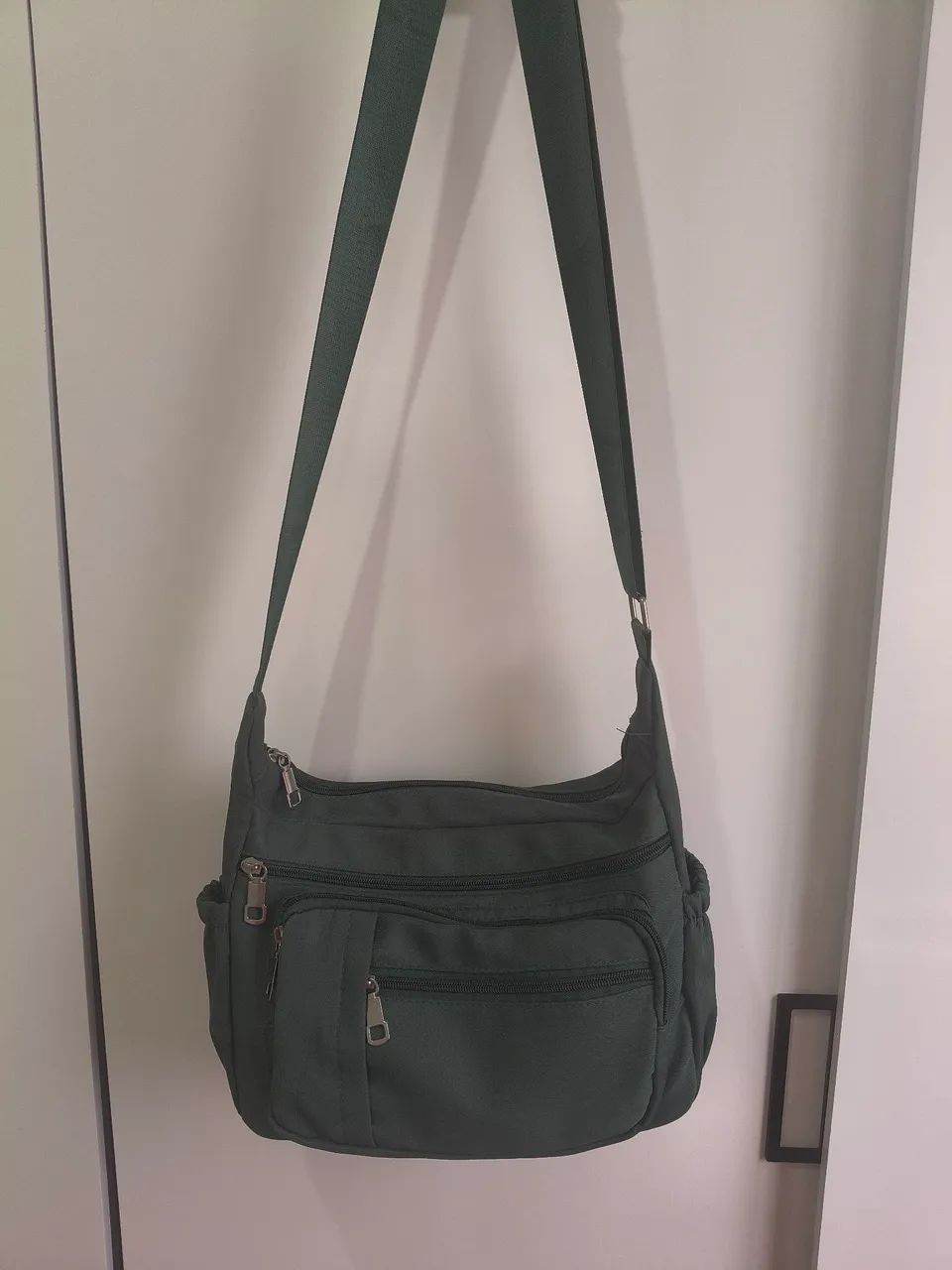 Bolsa verde transversal - Foto 3