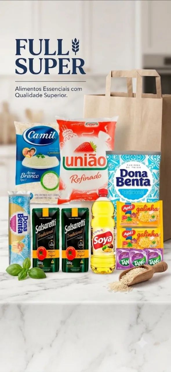 Cesta Básica (Premium) 12 itens 