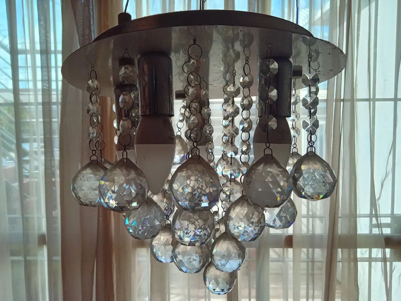 Lustre de vidro 