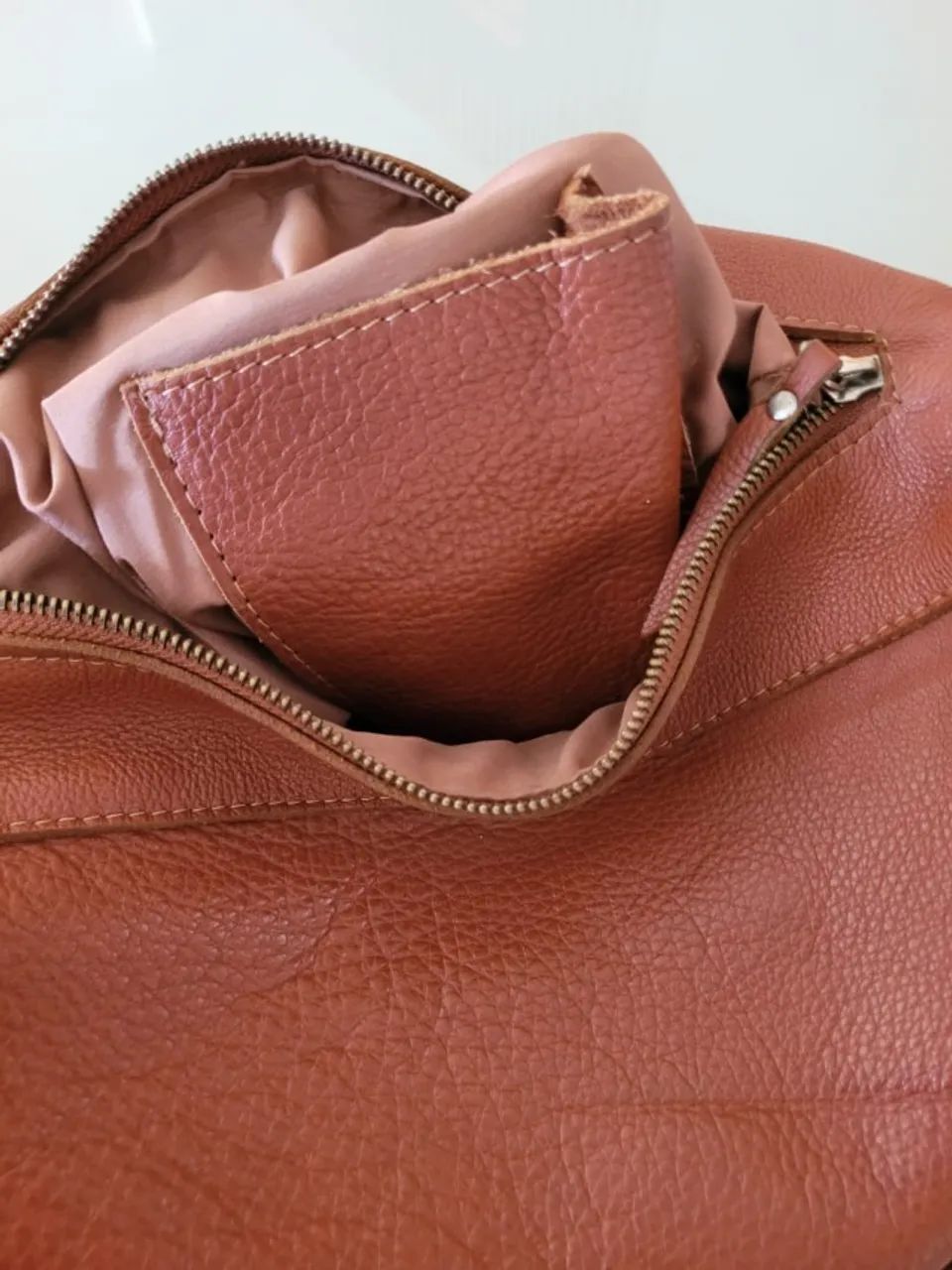 Bolsa em couro Via Mia - Foto 5