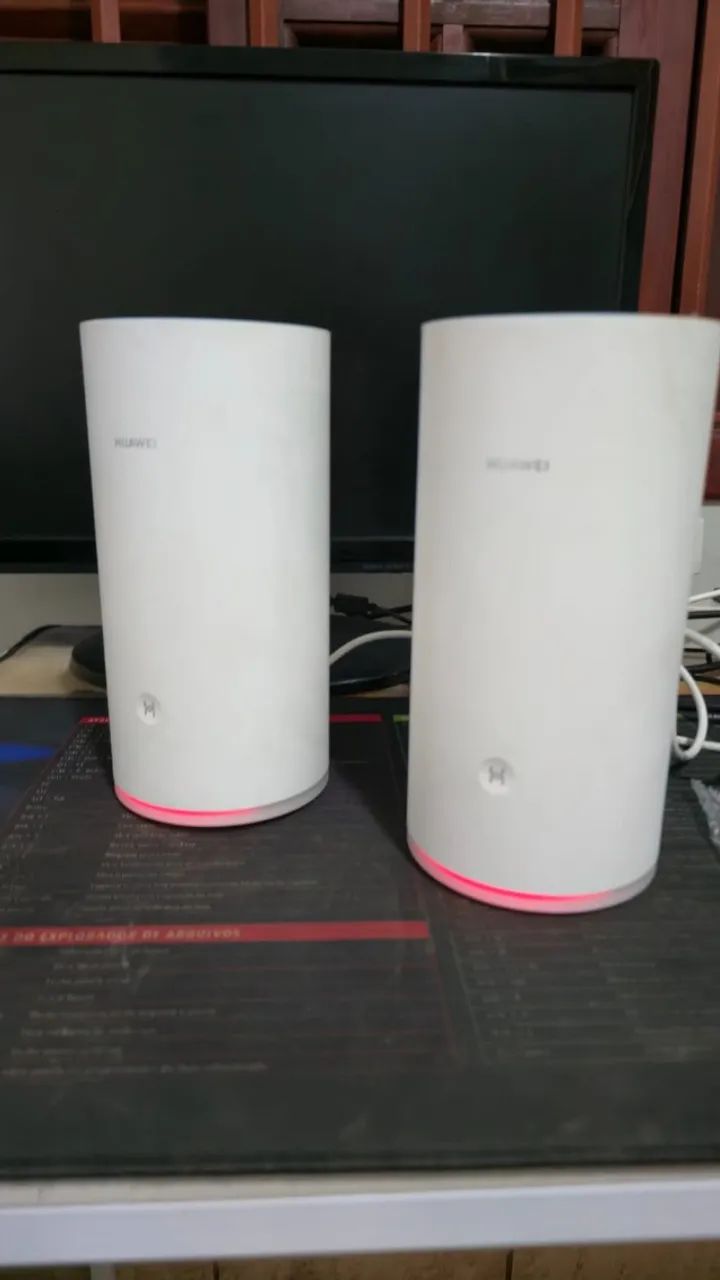 Roteador Huawei Ws5800 Wi-fi Mesh Ac2200 Triband Kit Com 2 Cor Branco - Foto 5