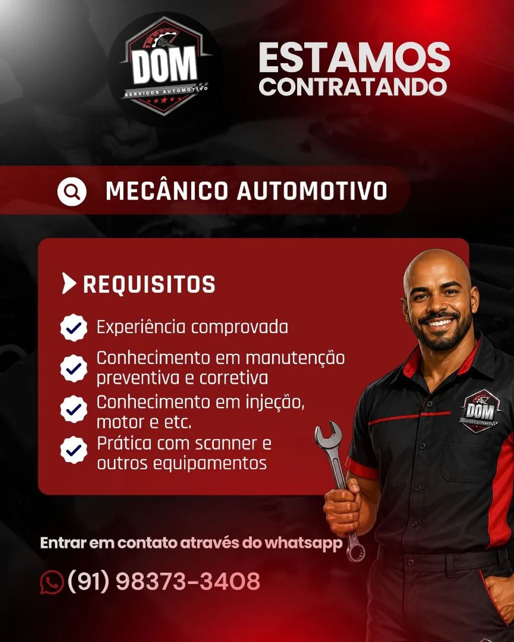 Vagas de mecânico 