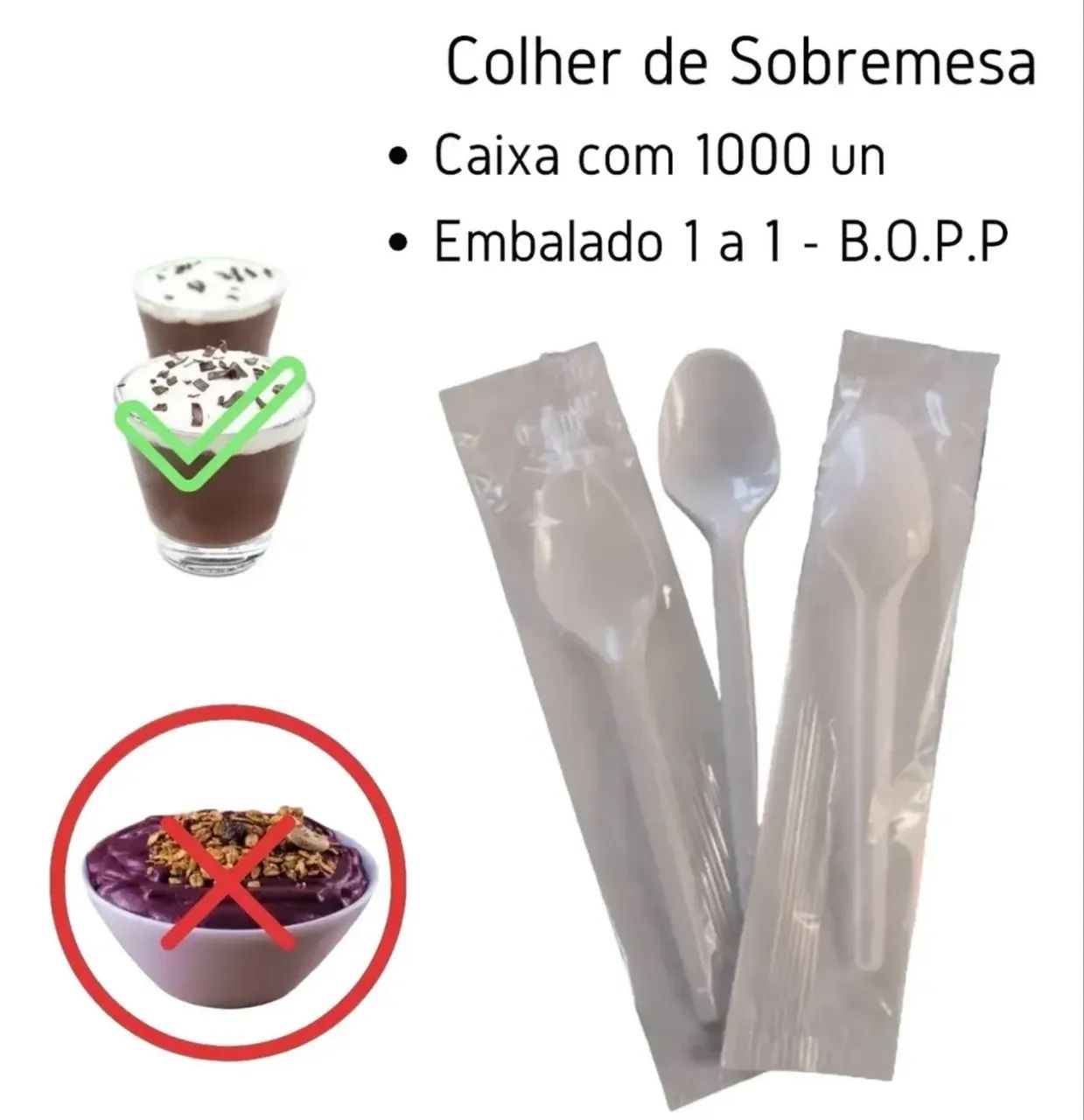 Colher embalada - Pote 220ml - Foto 4