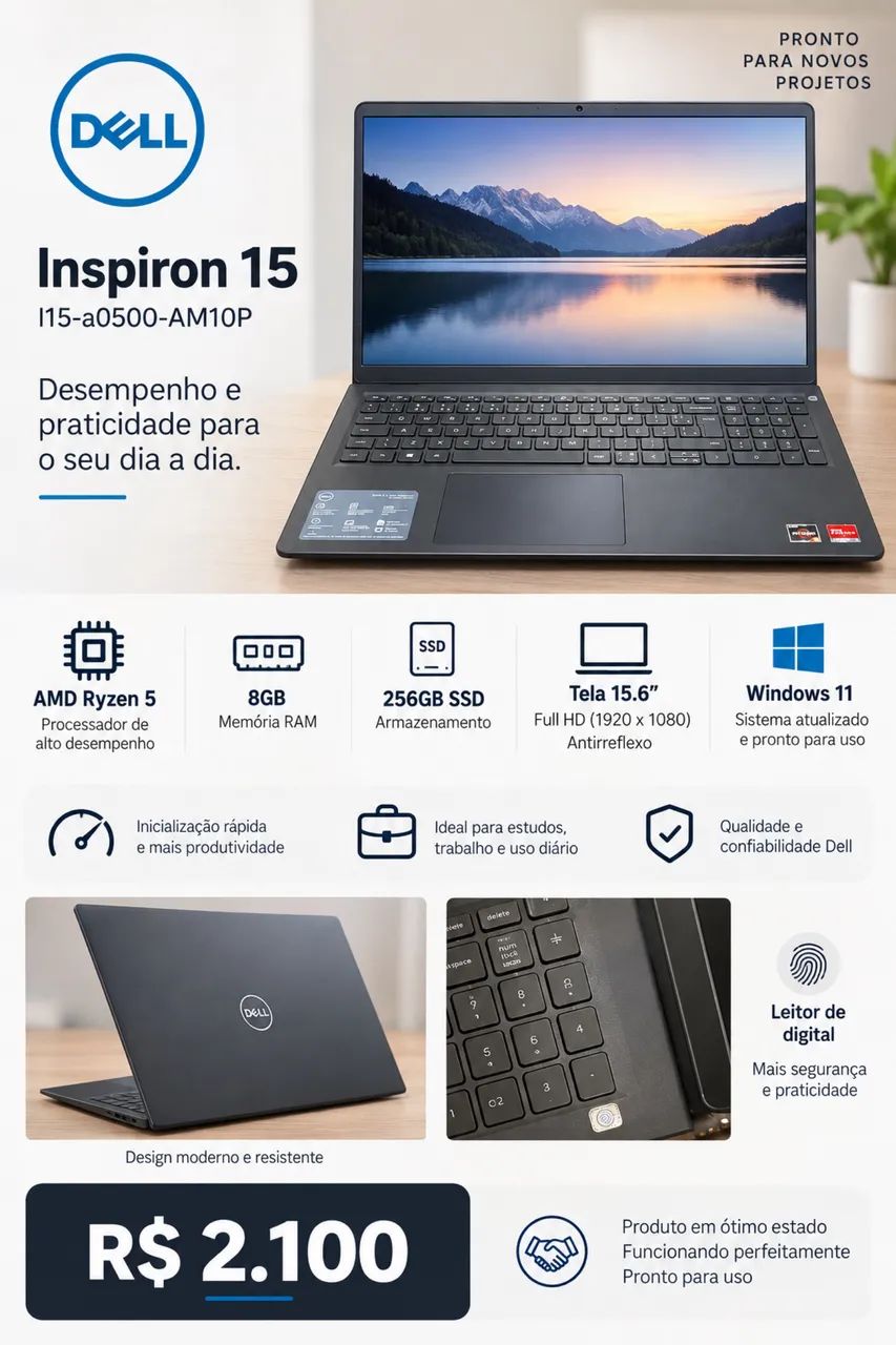 Notebook Inspiron 15