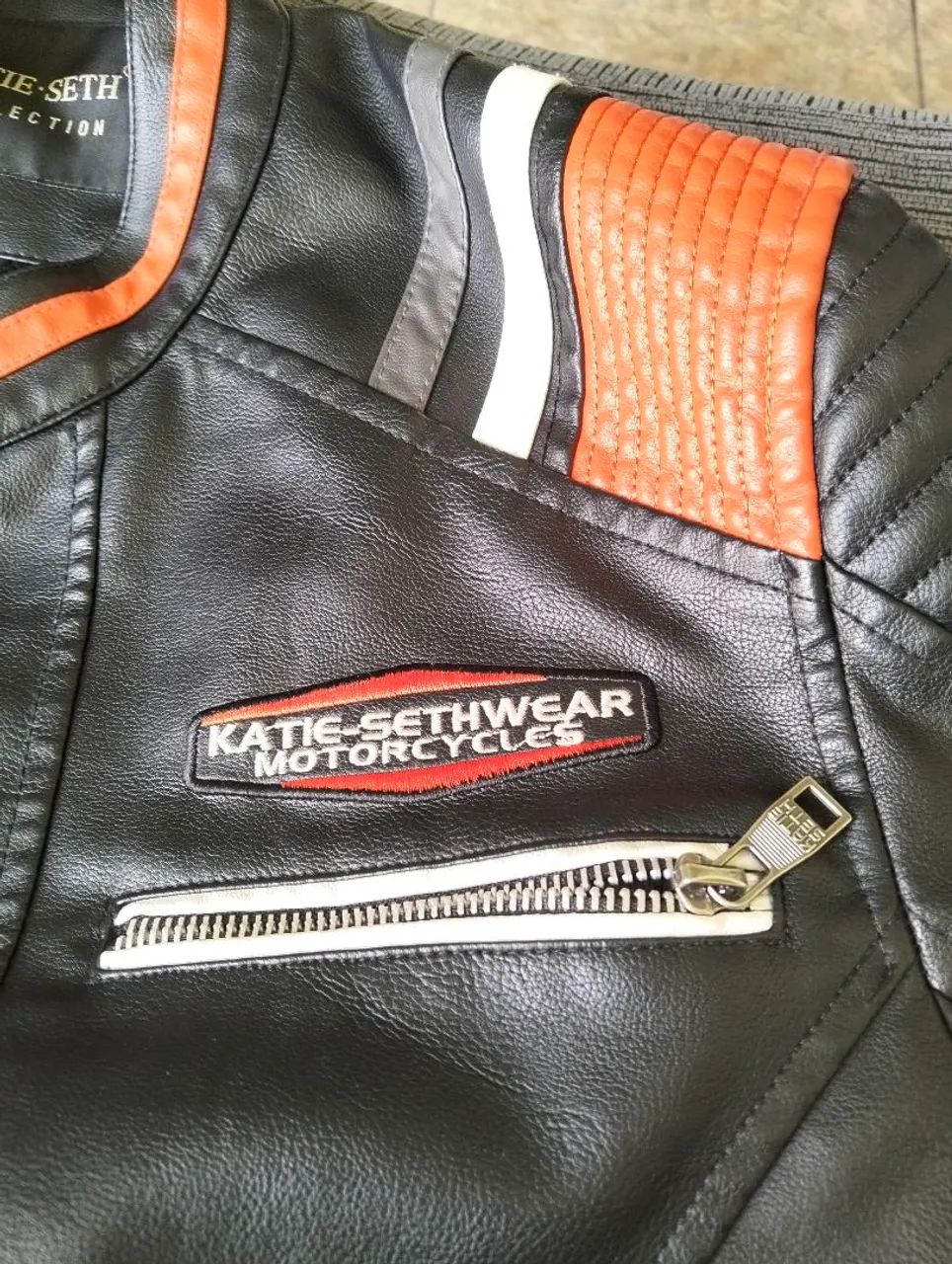 Blusa Couro Motoqueiro  - Foto 3