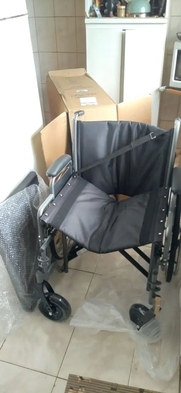 CADEIRA DE RODAS NOVA PLUS SIZE 250 KG - Foto 5