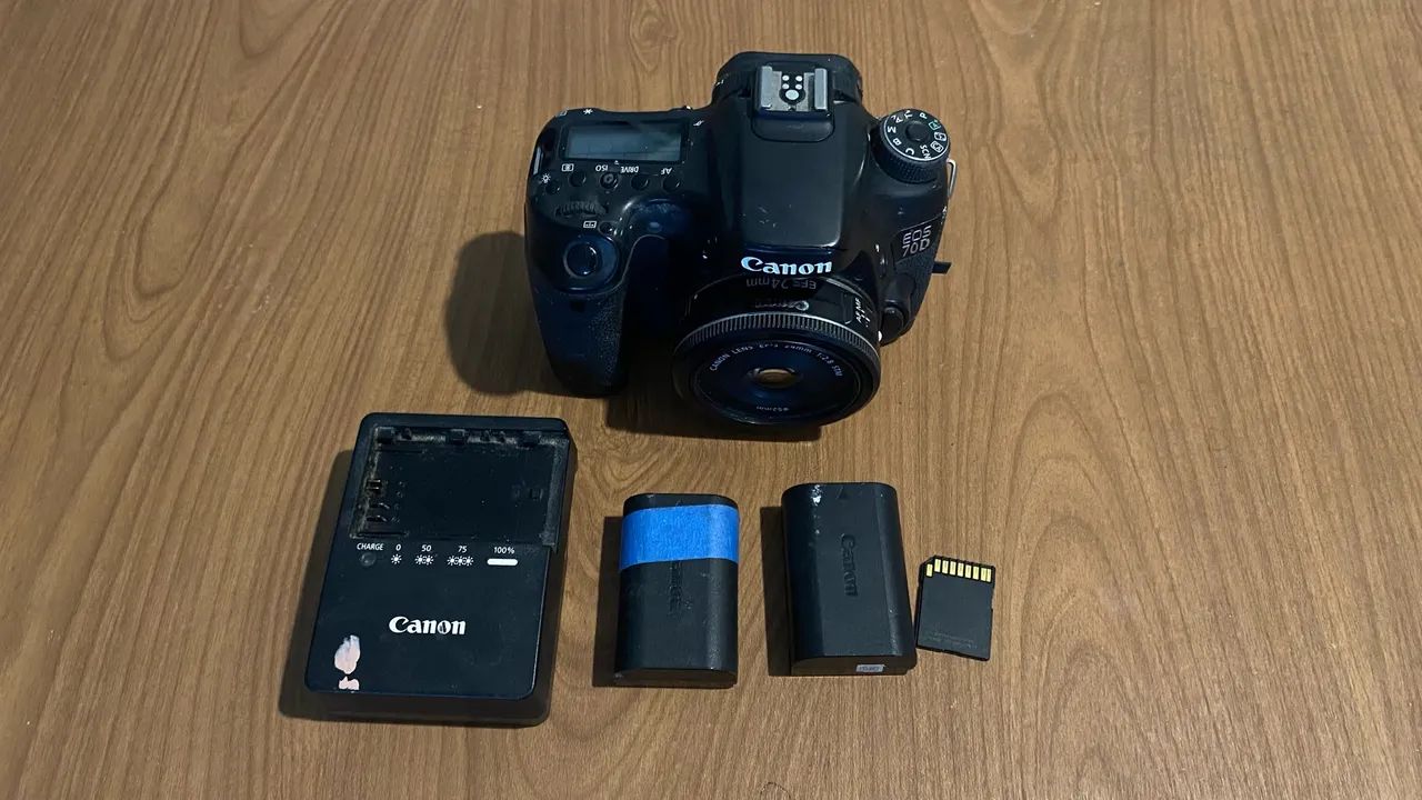 CÂMERA CANON 70D + extras - Foto 4