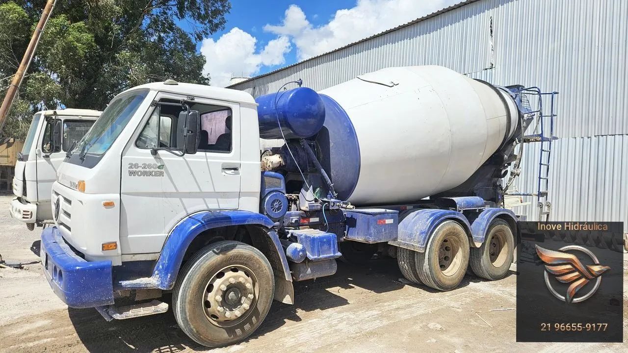 Bomba de concreto e caminhão betoneira  - Foto 5