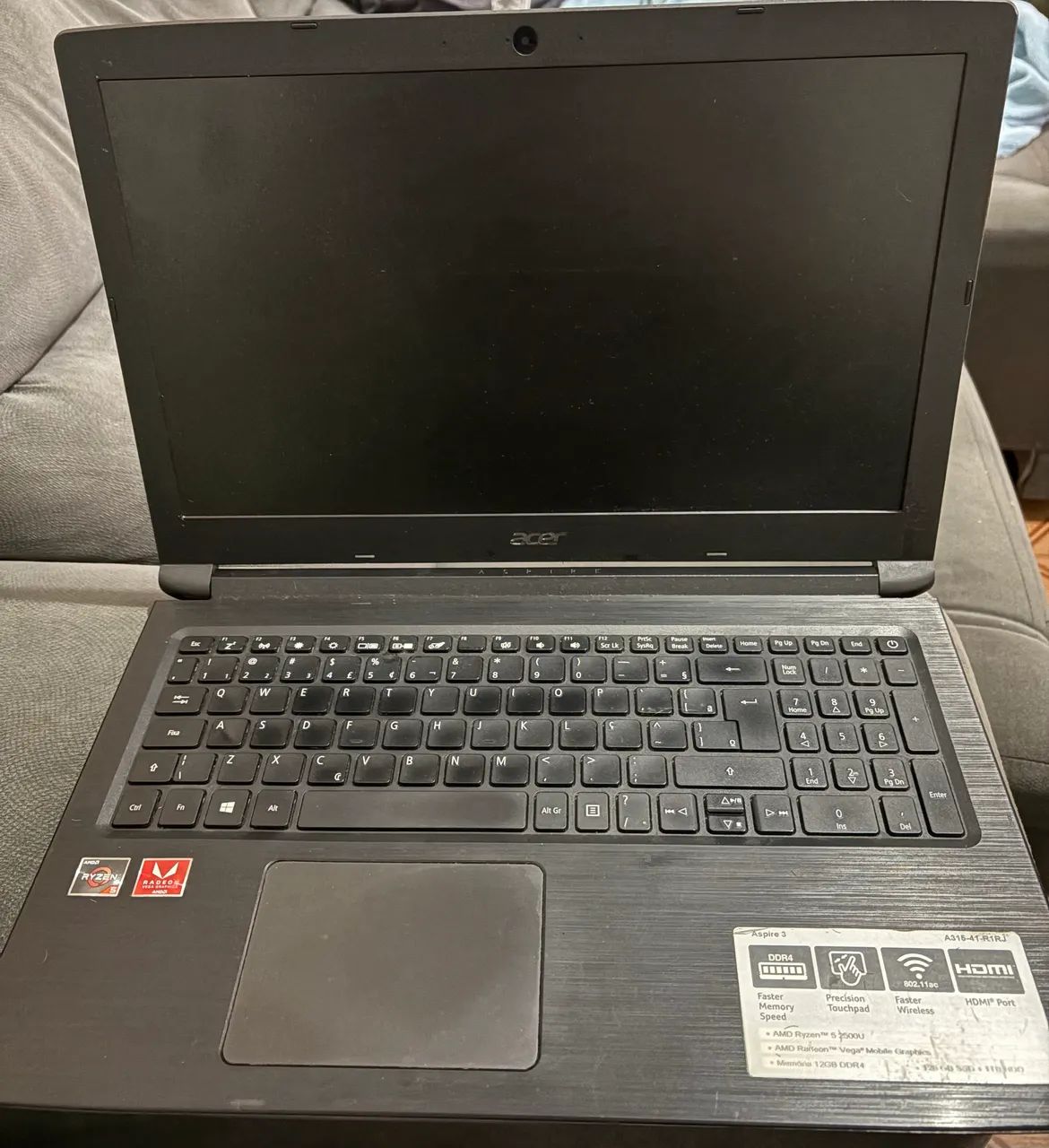 Notebook 12gb RAM + 128GB SDD + 1TB HDD