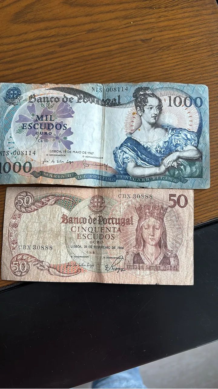 Cédulas antigas 
