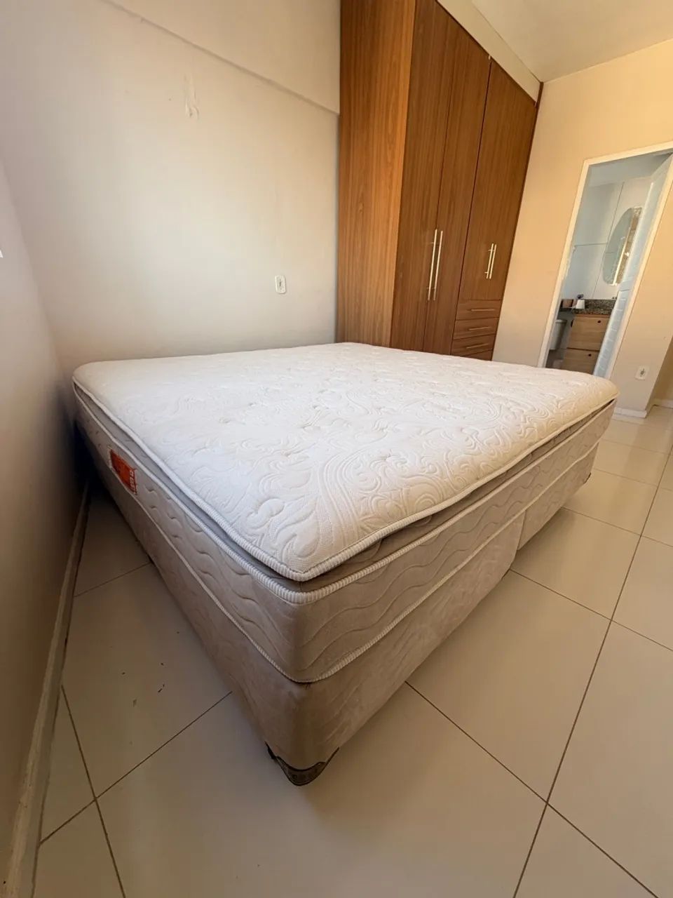 Cama Super King Probel com Colchão e Base Dupla- 6 Meses - Foto 2