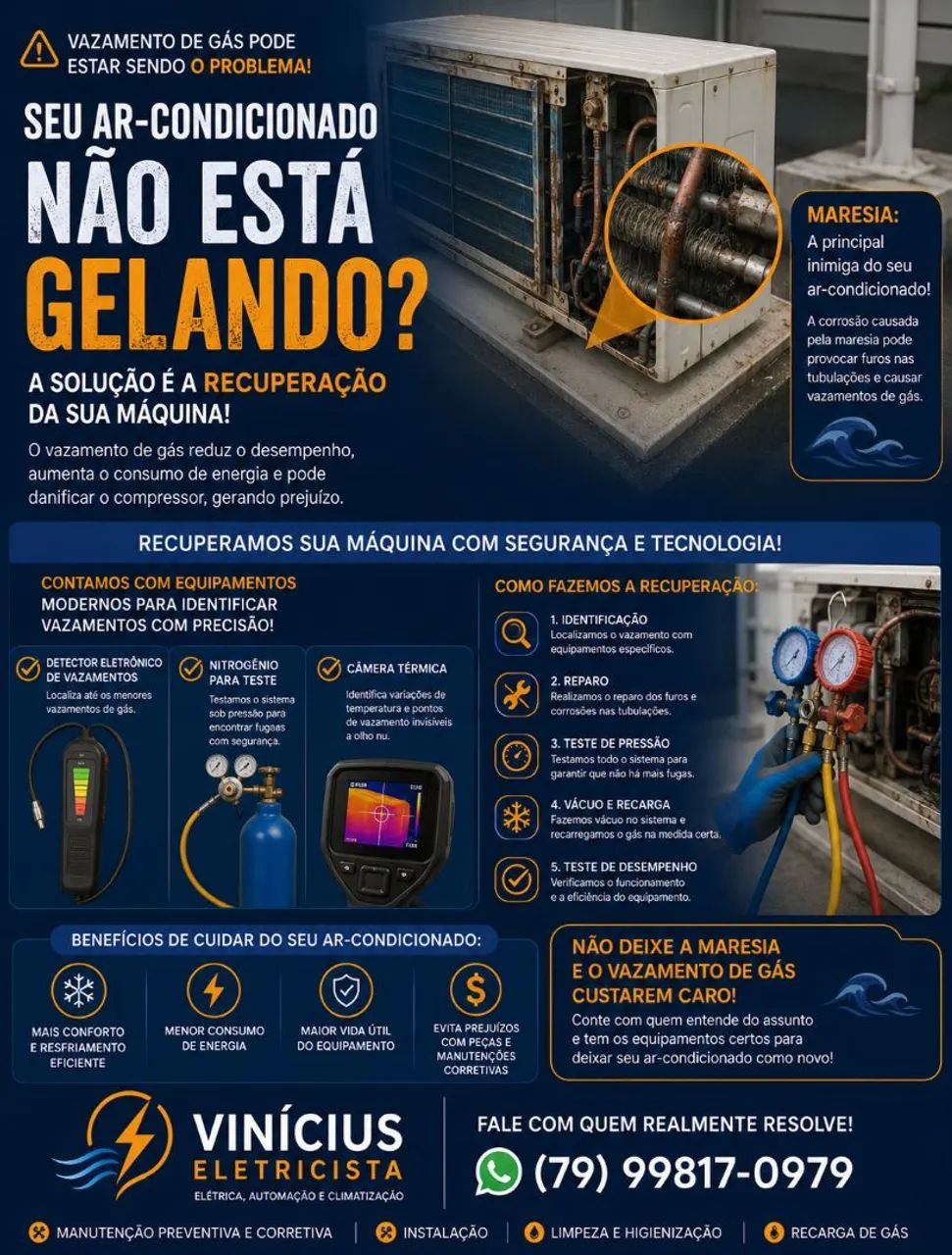 VINICIUS ELETRICA E AR CONDICIONADO  - Foto 3