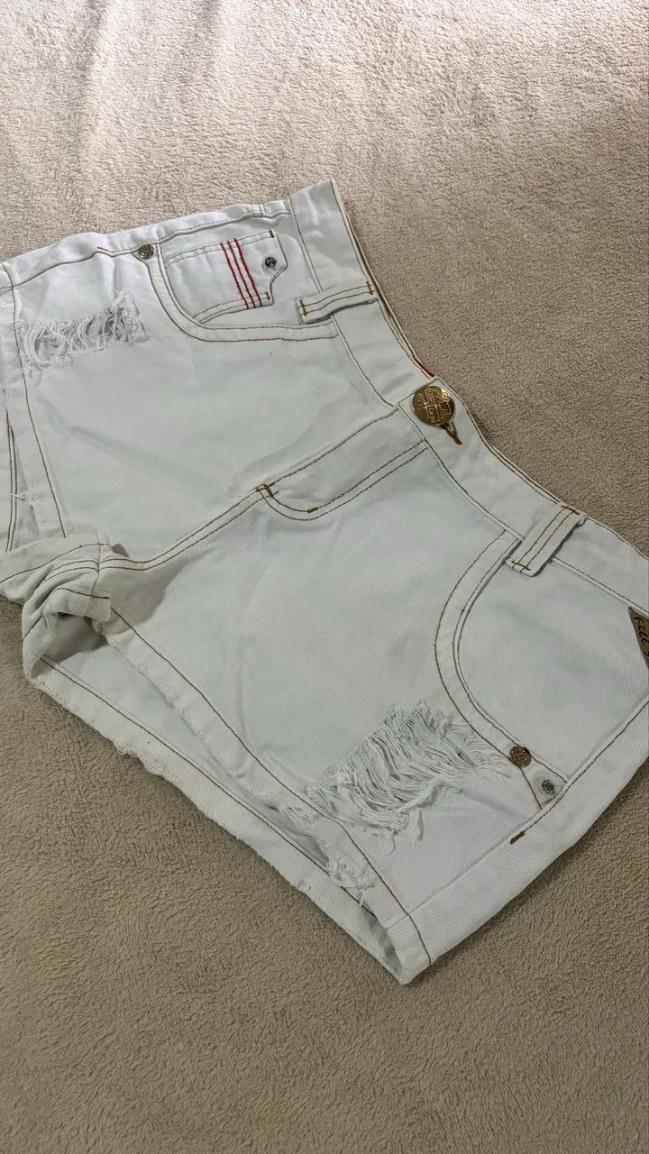 Short Jeans Branco