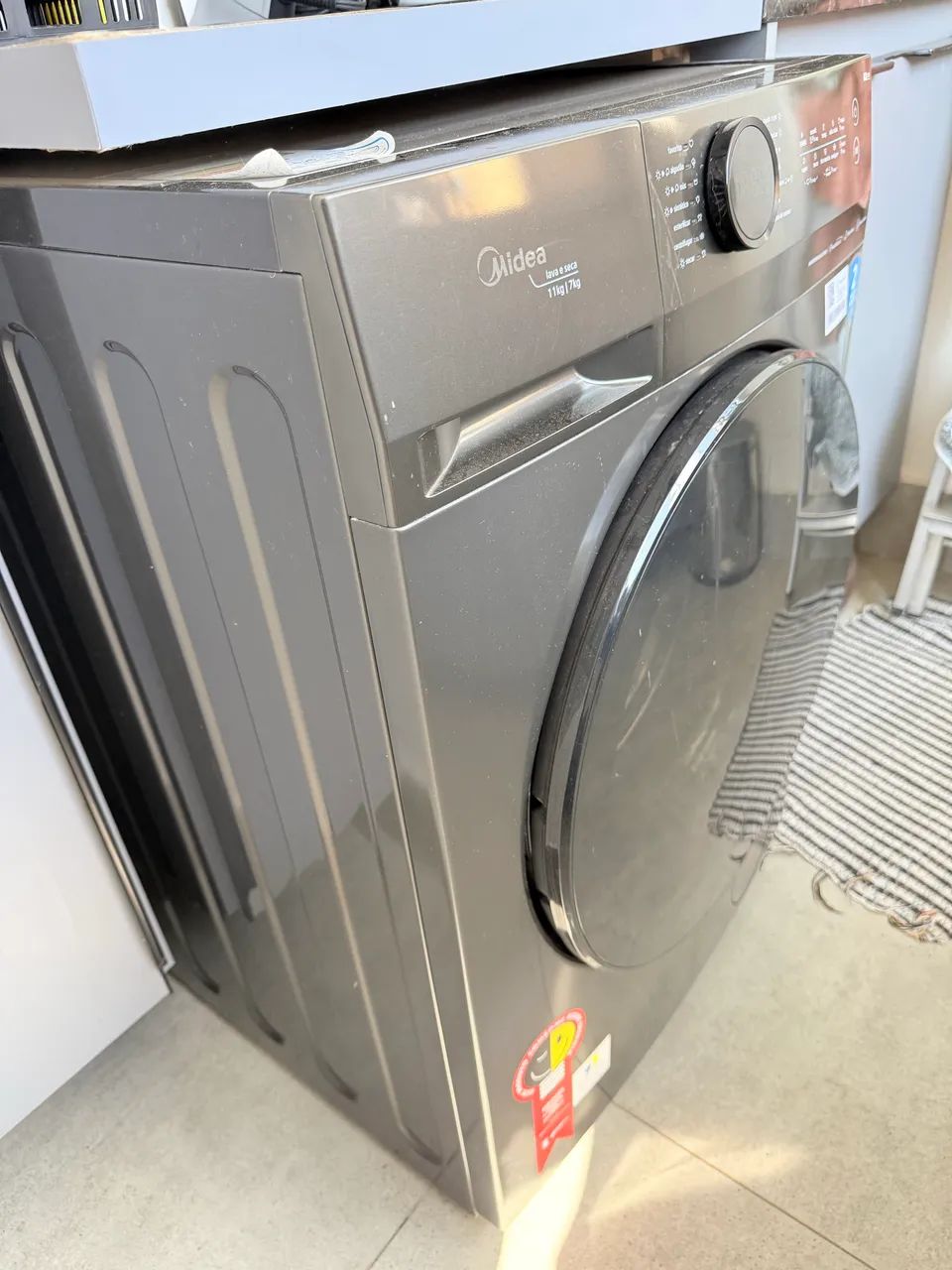 Lavadora Lava e Seca Midea 11kg MF 200 com 11 programas e Wi-Fi 