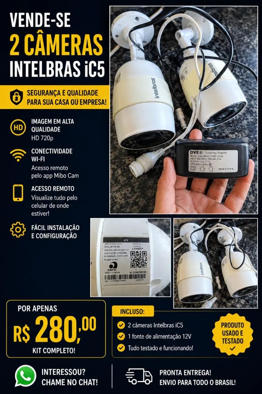 Câmera Intelbras 