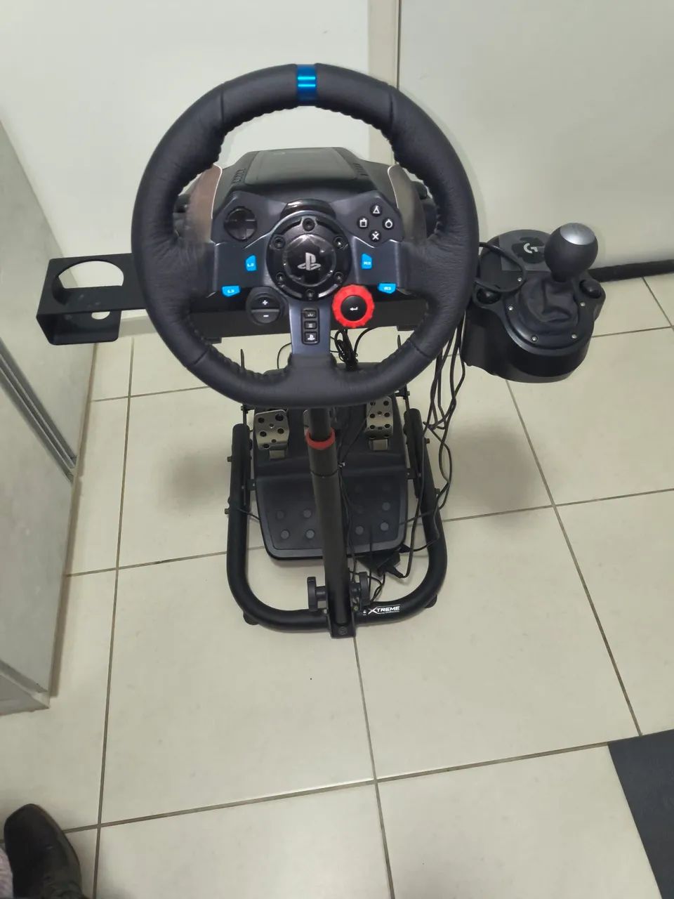 Suporte, volante e câmbio Logitech g29  
