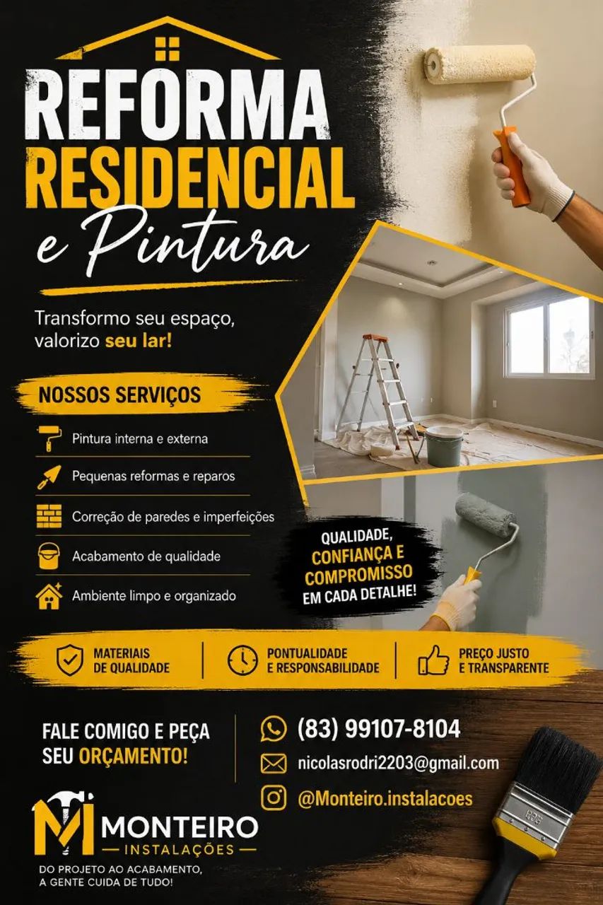 Reforma e pintura 