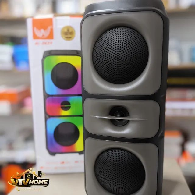 Caixa de Som Torre 50W Bluetooth + Entrega Grátis 