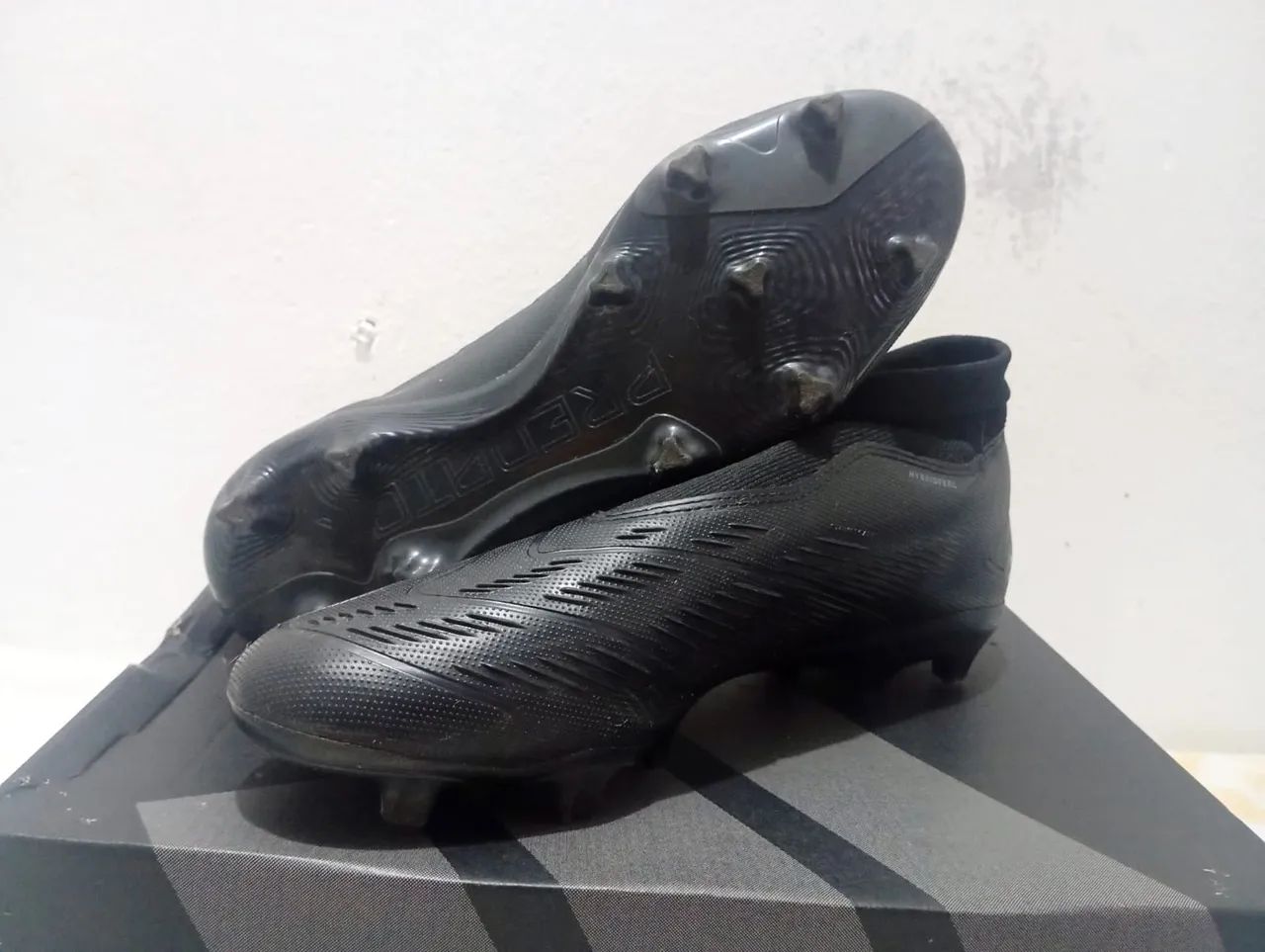Chuteira Adidas Predator Campo Nº 41 - Sem Cadarço - Usada 1x - Original - Foto 4