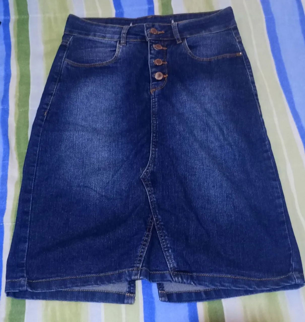 Kit 3 saias jeans  - Foto 2
