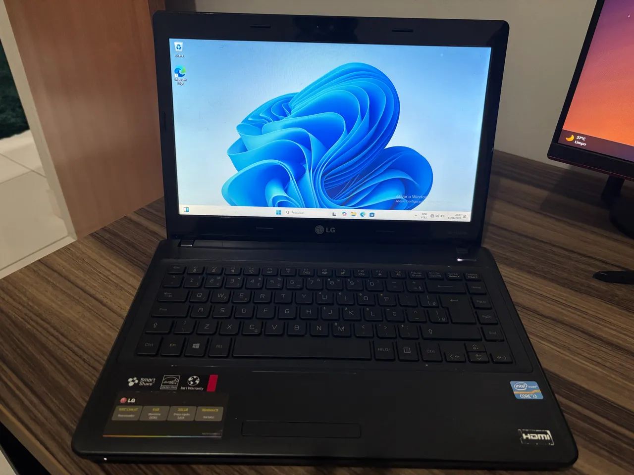 Notebook LG com I3-3110M