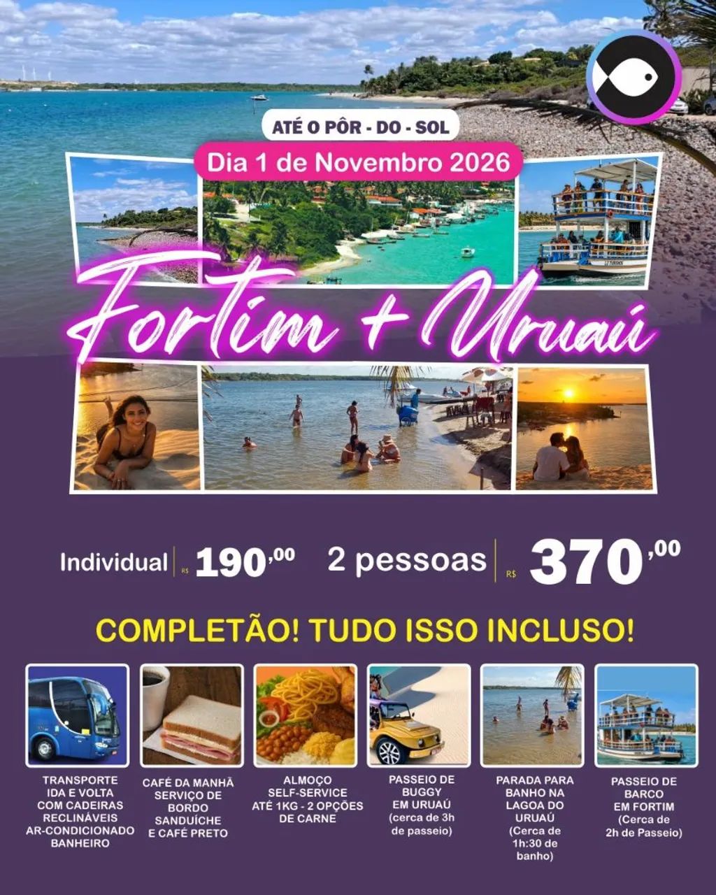 Viagens com o melhor valor! 