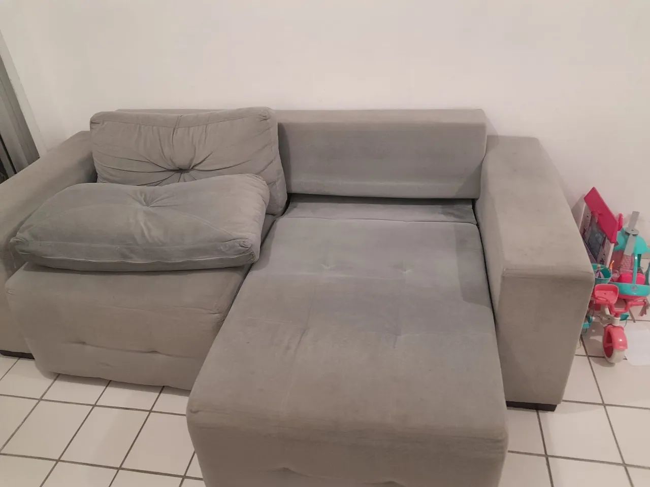 Sofa  cinza 2.10m