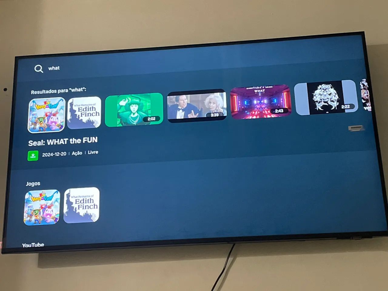 Televisão 50 polegadas