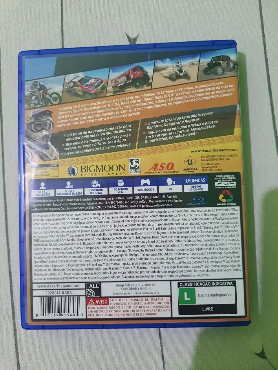 Jogo de Ps4 - Dakar 18 - Foto 3