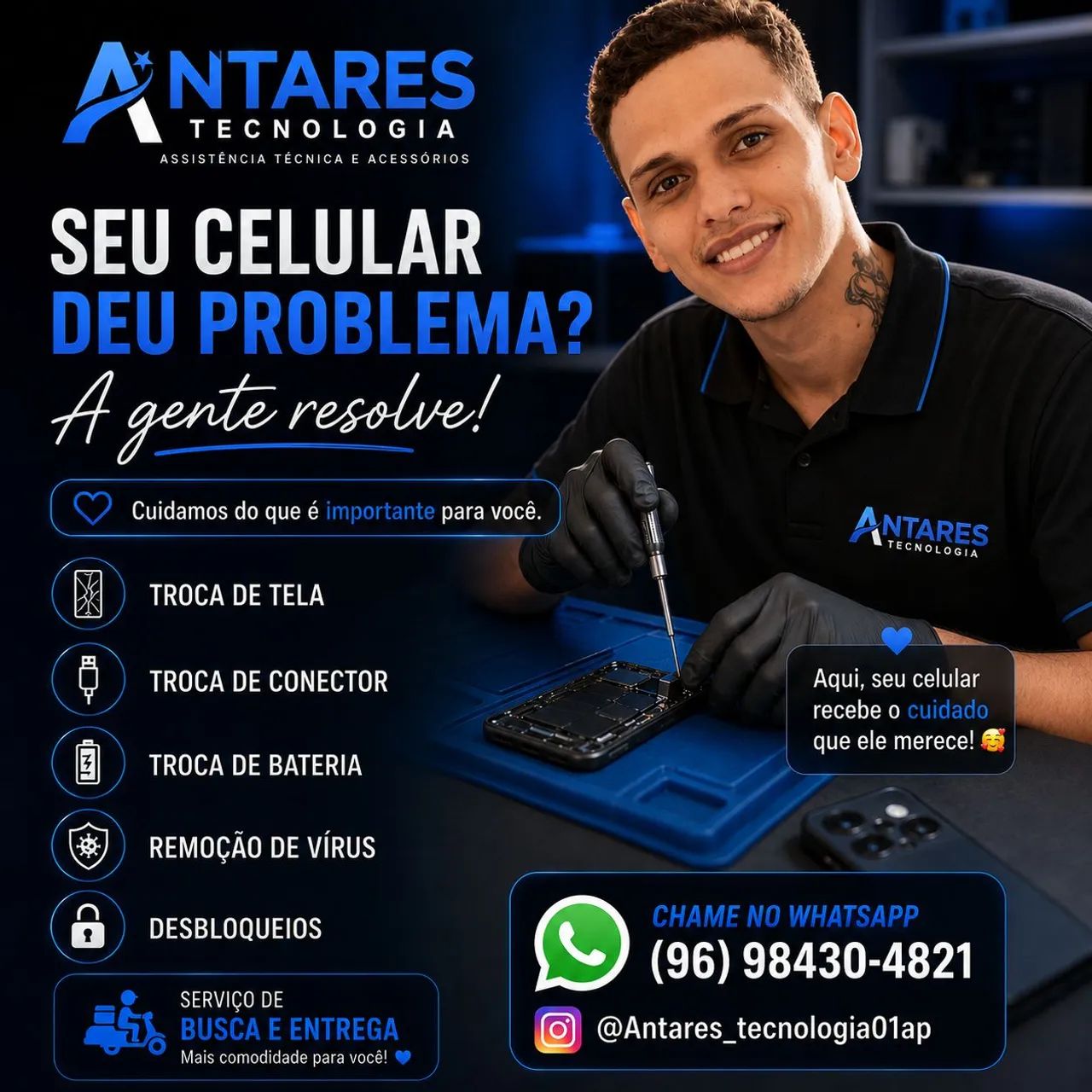 Troca de frontal e consertos em geral 