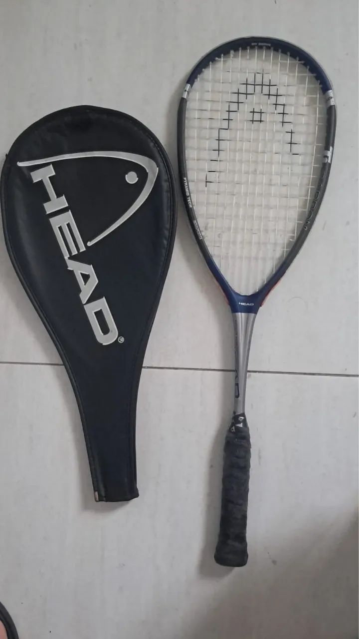Raquete de Squash HEAD Pyramid Tech Titanium + Capa