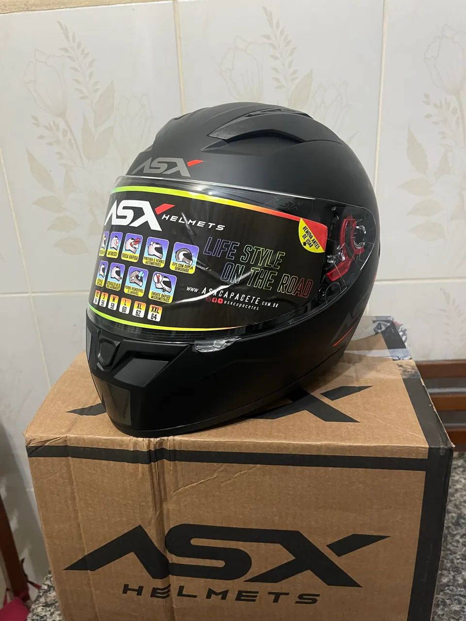 Capacete asx  - Foto 2