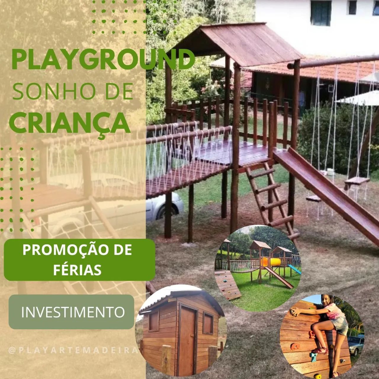 Playground para escolas, sítios e condominios - Foto 5