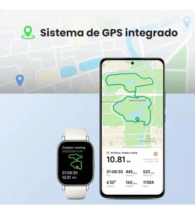 Redmi Watch 5 Lite - COM GPS - Branco - Foto 2