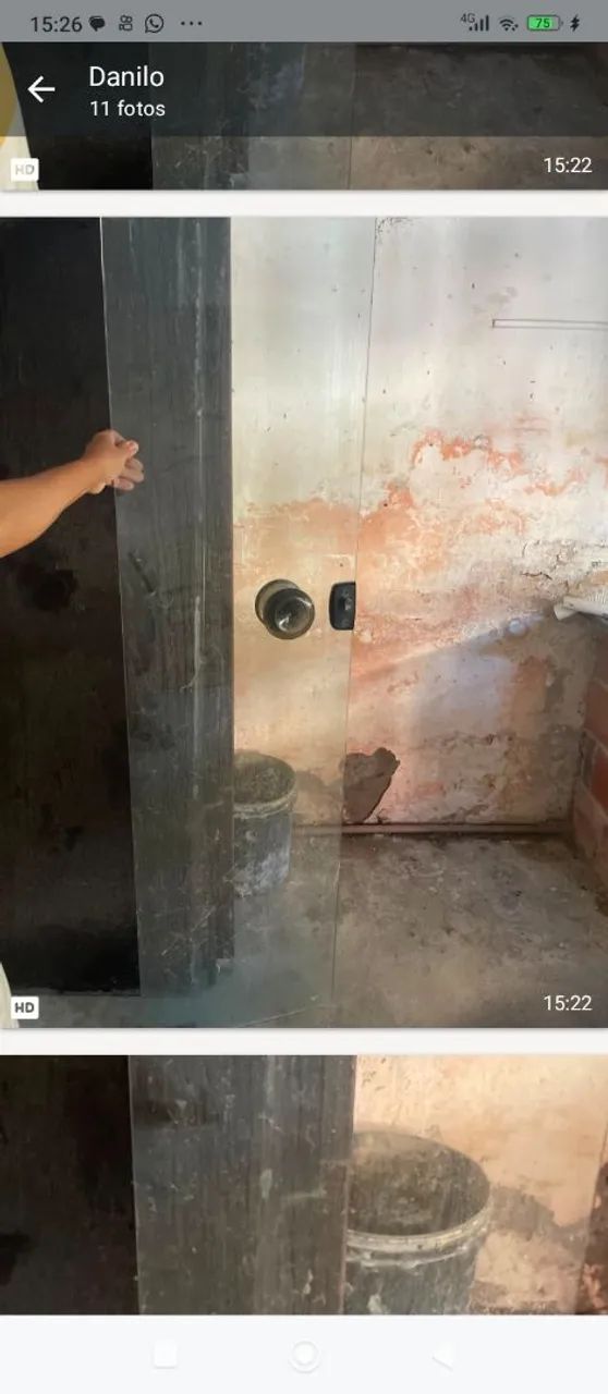 portas de vidro