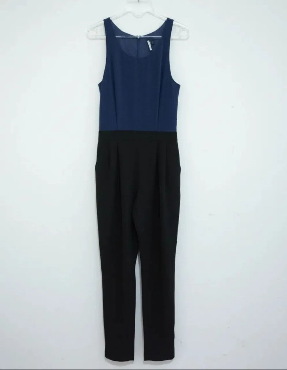 Macacão Topshop Feminina Preta com Pregas - Foto 5