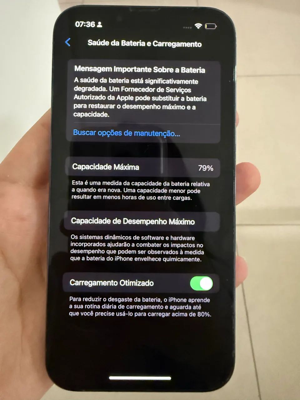 iPhone 13 Pro, conservadíssimo 