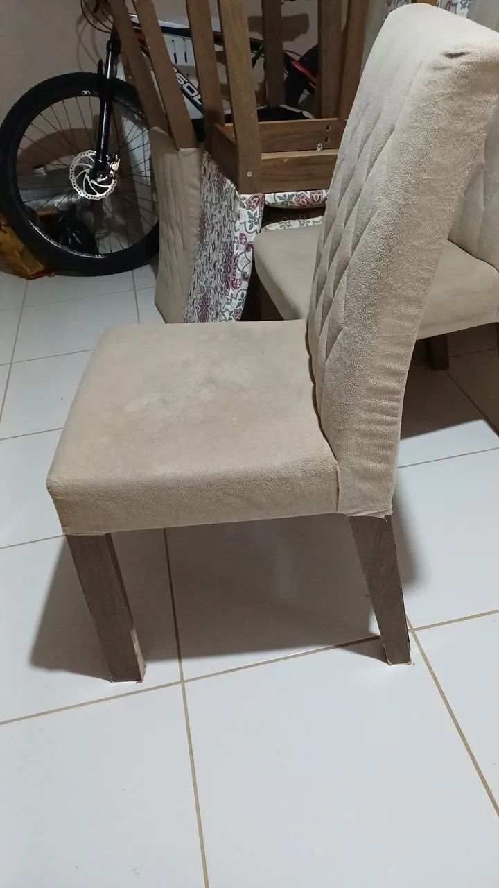 6 cadeiras mesa de jantar - Foto 3
