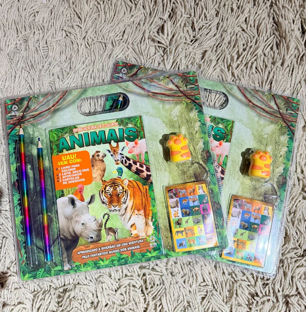 Kit livro dinossauros infantil