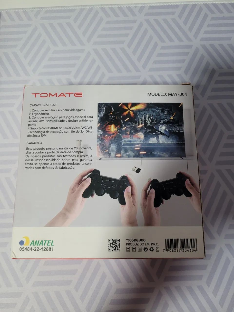 2 controles retro estilo ps2 sem fio  - Foto 2