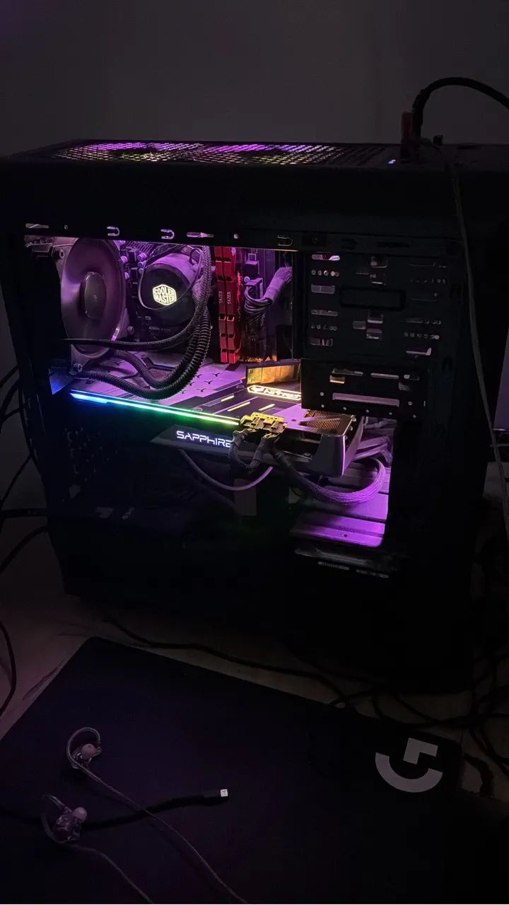PC GAMER RYZEN 7 5700X + Placa de vídeo RX5700X