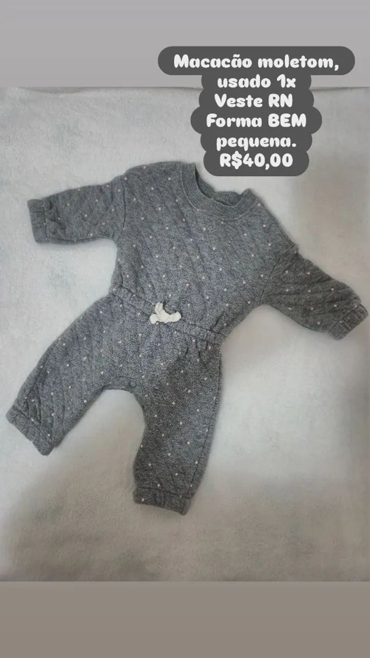 Macacão Moletom