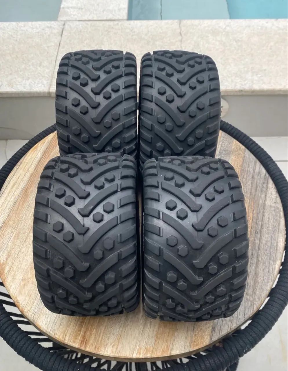 Jogo De Pneus E Rodas Hpi Goliath - Foto 3