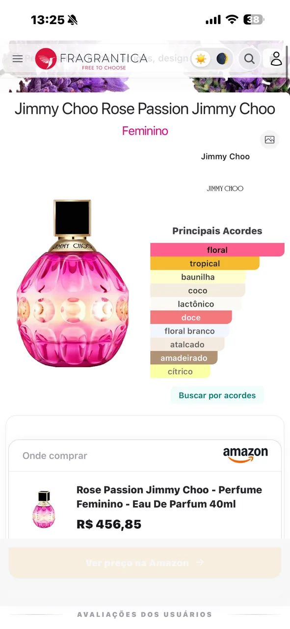 Perfume importado Jimmy Choo 100ml lacrado  - Foto 2